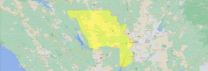 Yolo County map